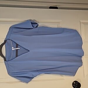 Lulu B Split V-Neck Tee Solid UPF50+